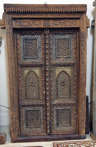 Индийския деревянная дверь
