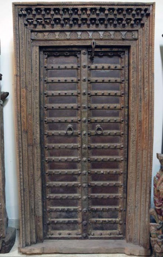 Индийския старинная дверь