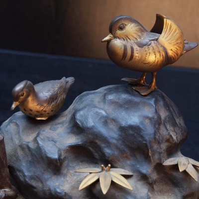 Окимоно. Японские бронзовые миниатюры