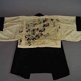 Раритетная рубаха с росписью Хаори, начало 20 века