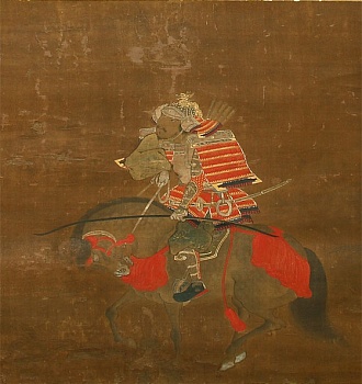 Неизвестный художник. Самурай на охоте. XVI - XVII вв.