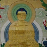 Картина "Амида Нйораи Будда со спутниками"