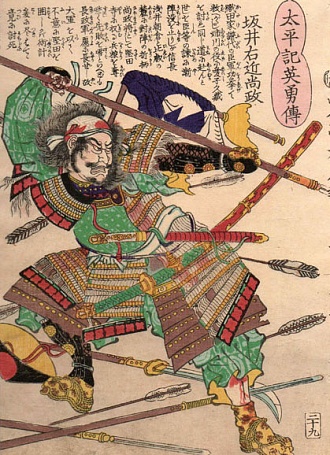 Утагава Ёсиику. Сакаи Тадацугу. 1866 г.