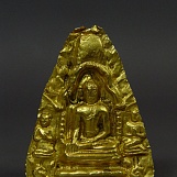 Раритетная золотая буддистская плита, Бирма