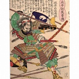 Утагава Ёсиику. Сакаи Тадацугу. 1866 г.