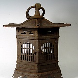 Красивый железный храмовый фонарь, Эдо (1700-е)SOLD!