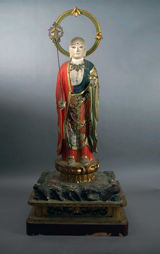 Скульптура Бодхсаттвы Джизо Босацу, п. Эдо, к. 18 – н. 19 в.
